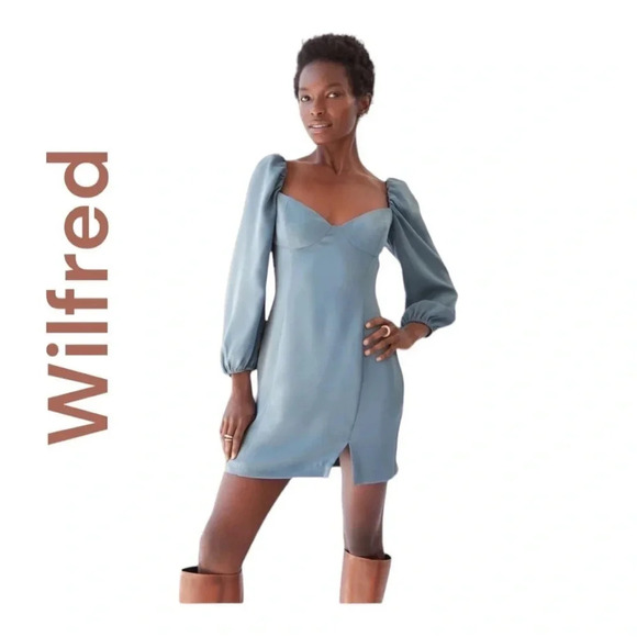Wilfred Novella Dress in Granite Blue NWT‎ - Picture 2 of 10